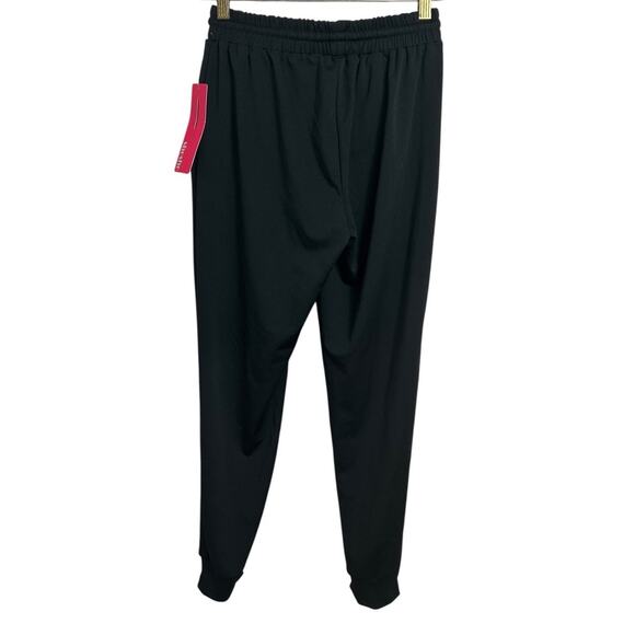 shosho Black Active Joggers Sz Small Stretch Activewear Pants Zippered Pockets - Picture 6 of 7